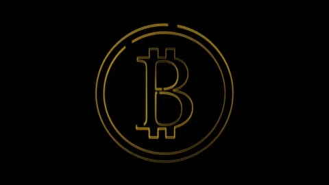 4K BITCOIN ABSTRACT ACCELERATING ANIMATION Stock Footage 83404260