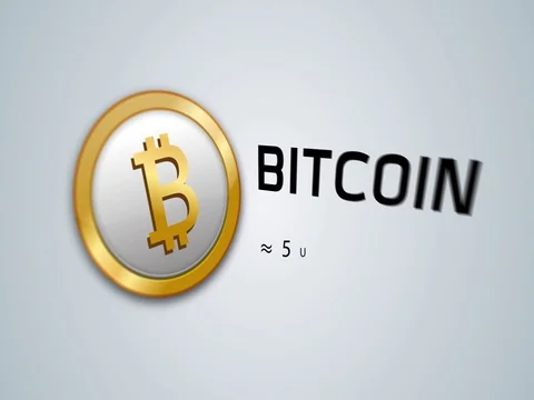 4K, BitCoin CryptoCurrency animated title with Value 20000 US Dollar Stock Footage 76239190