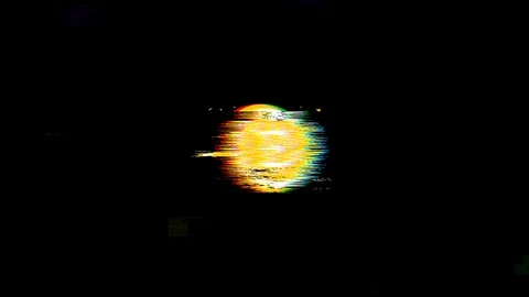 4K Bitcoin Glitch video  demonstrating  unstable market of crypto currency Stock Footage 107381095
