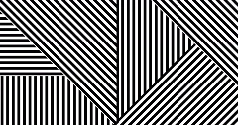 4k black and white geometric animated background. Stock Footage 131710792