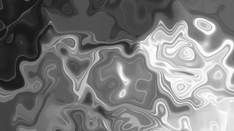 4K black and white Marble Liquid Animation, Fluid Art Design Background Loop 스톡 동영상 272320177