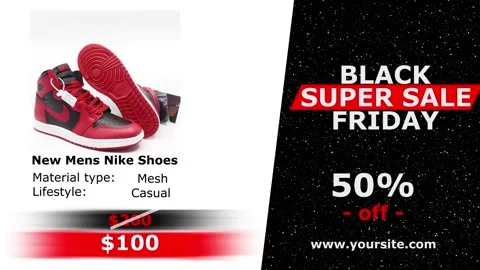 4k Black Friday After Effect Template 스톡 After Effects