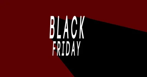 4K Black Friday Animation Video stock 108345007