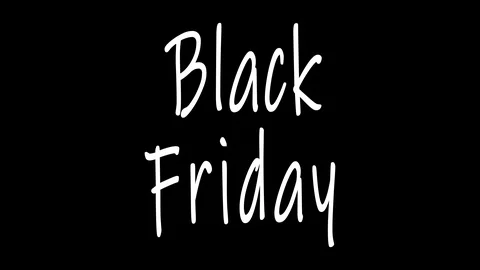 4K Black Friday Animation Stock Footage 118215235