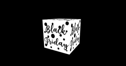 4K Black Friday Box Animation |Loopable Stock Footage 108818984