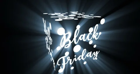 4K Black Friday - Light Box Animation |Loopable Video stock 108822064