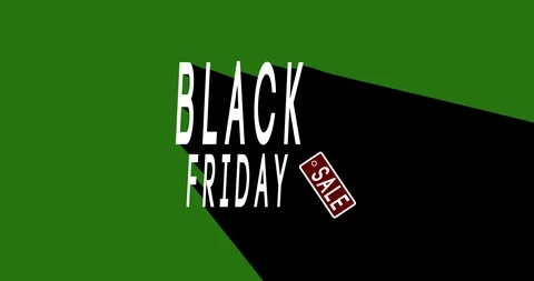 4K Black Friday - Long Shadow Animation Stock Footage 111053023