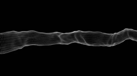 4k Black Future Abstract Line Movement Animation Seamless Loop. Stock-Footage 55264924