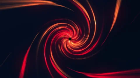 4K Black Hole Gravity Suction Power Aura Loop Animation on Black Background Stock Footage 167149782