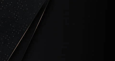 4k black luxury background with golden dynamic spots. Stock Footage 227733452