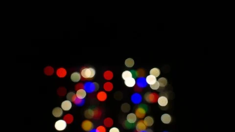 4K. Blinking abstract color lights in  centre of  shot  Stockbeeldmateriaal 85662276