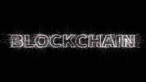 4k Blockchain.Cripto currency bitcoin.The Matrix style binary computer code. Stock Footage 109470799