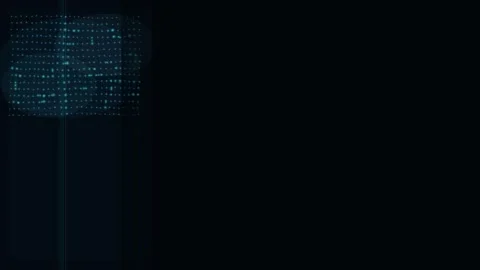 4K Blue AI Data Network Background with Digital Grid and Copy Space 動画素材 336218841