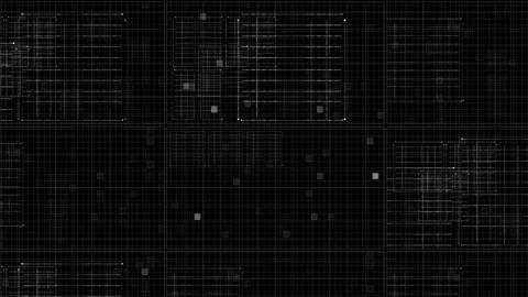 3840x2160 Grid Circles Background Blue Grid Animation On Purple
