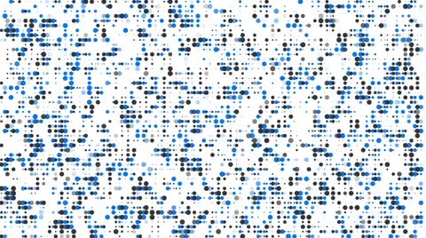 4k Blue Dot On White Background Animation Background Seamless loop. Stock-Footage 55265981