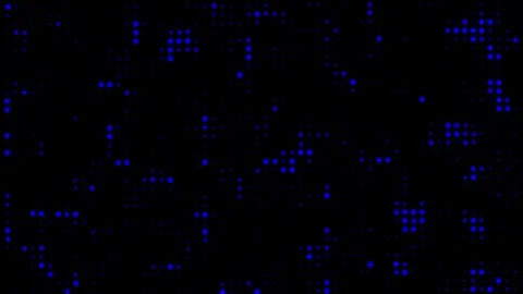 4K Blue LED Dot Matrix Digital Grid Motion Background Loop Stock Footage 340467615