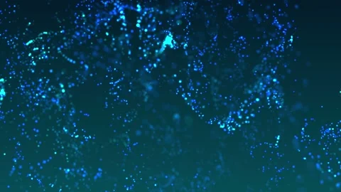4K Blue Particles Background Vidéo 107796120