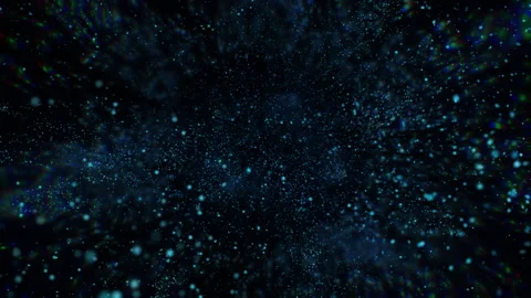 4k Blue Particles Explosion. Motion Background. Blue glitter particle Stock Footage 304218215