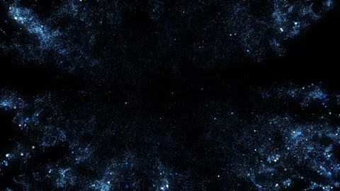 4k Blue Particles Explosion. Motion Background. Blue glitter particle Stock Footage 304219104