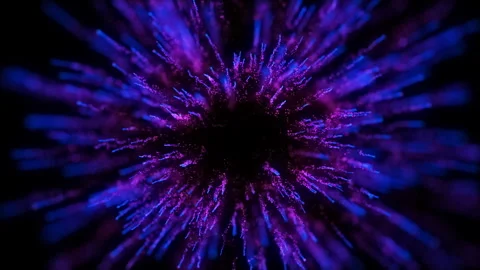 4k Blue Particles Explosion. Motion Background. Blue glitter particle. Stock Footage 304219777