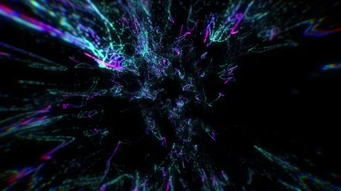 4k Blue Particles Explosion. Motion Background. Blue glitter particle. Stock Footage 304219901