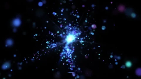 4k Blue Particles Explosion. Motion Background. Blue glitter particle. Stock Footage 304221176