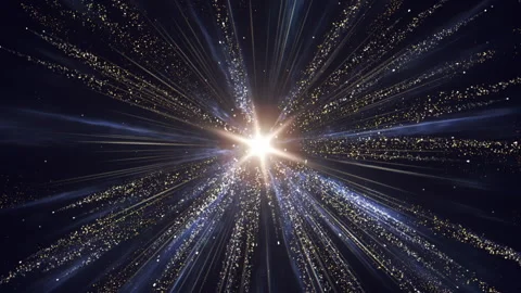 4k Blue Particles Explosion. Motion Background. Blue glitter particle. Stock Footage 304221692