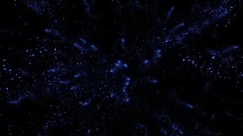 4k Blue Particles Explosion. Motion Background. Blue glitter particle. Stock Footage 304221869