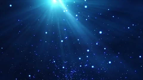 4k Blue Particles Light Stream Animation Background Seamless Loop. Stock-Footage 56609092