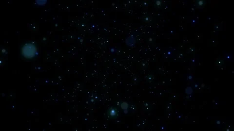 4k Blue Particles Rain. Motion Background. Blue glitter particle. Stock Footage 256975398