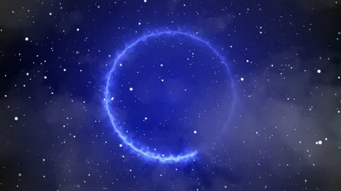 4K BLUE Space Background Stock Footage 167427144