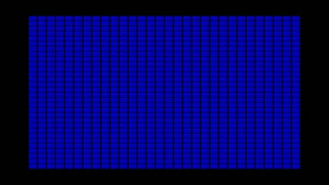 4k blue squares shape Wall Stock Footage 258636243
