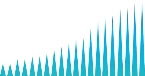 4K Blue triangle geometric pattern abstract background vector stripe line イラスト素材