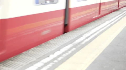 4K Blur realtime subway . Stock Footage 239402889