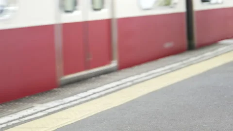 4K Blur realtime subway . Stock Footage 239402890
