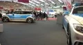 4k BMW police car and Mini Cooper motorshow pan 4k or 4k+ Resolution
