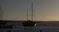 4k Boats and sailing ships lying at anchor at Avor sunset - Portugal 4k or 4k+ Resolution