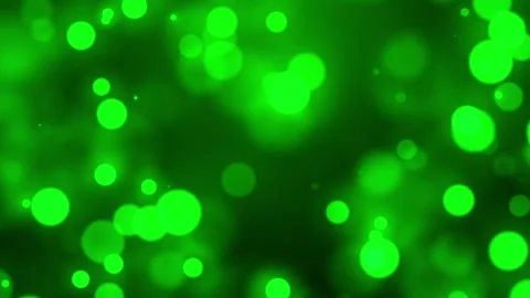 4K Bokeh Glitter Green Background Stock Footage 274420974