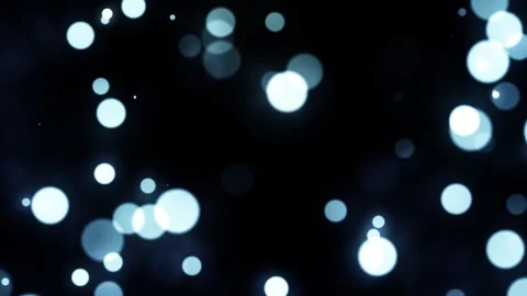 4K Bokeh Glitter Loopable Black Background Stock Footage 274420912