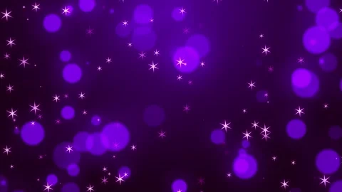 4K Bokeh Glitter Stars Loopable Purple Background Stock Footage 274420902