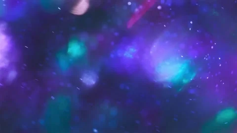 4K bokeh in magical motion design style on black background Stock Footage 302973235