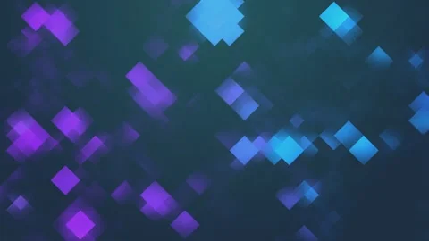 4k bokeh squares lights particles moving Video stock 257464992