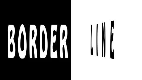 4K Borderline (Psychology) Animation |Loopable Stock Footage 109036226