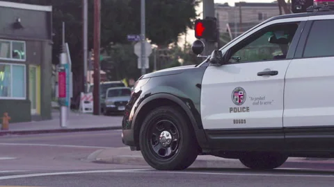 4K Boyle Heights LAPD Stock Footage 158416810
