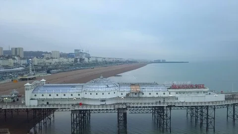 4k Brighton Aerial 動画素材 124387423