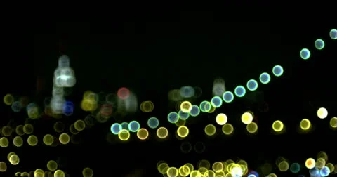 4K Brooklyn Bridge Bokeh Stock Footage