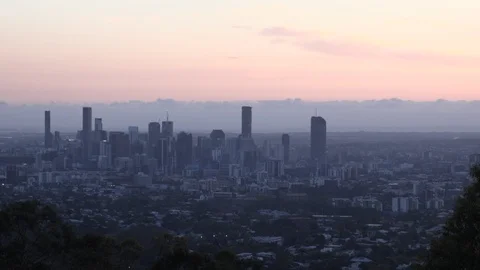 4K Brsibane Dawn Timelapse Stockbeeldmateriaal 98615013