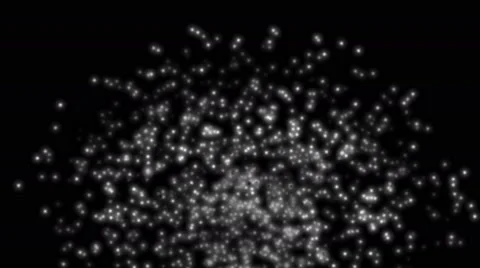 4k Bubbles blisters gas particles background,fly firefly,dots dust,float smoke. Stock Footage 54346587