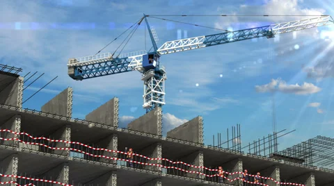 4K Building area Video stock 37801544