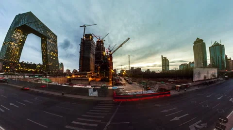 4k. Building Under Construction Video stock 61843655